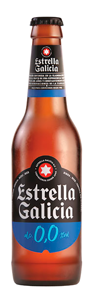 Estrella Galicia безалкогольное0,0% 0,33 Испания