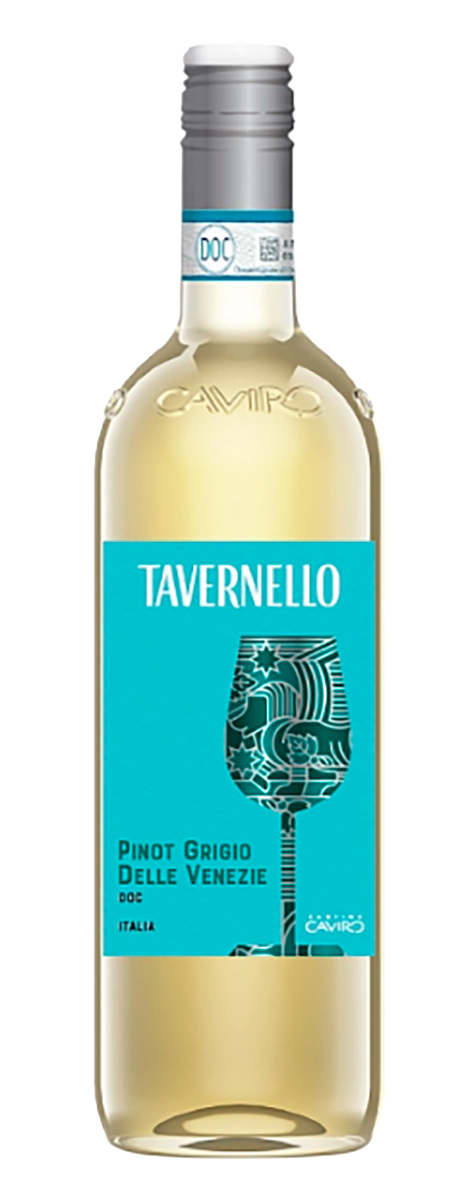 Tavernello Pinot Grigio Delle Venezie I.G.T.0,75 12% Белое Италия Полусладкое