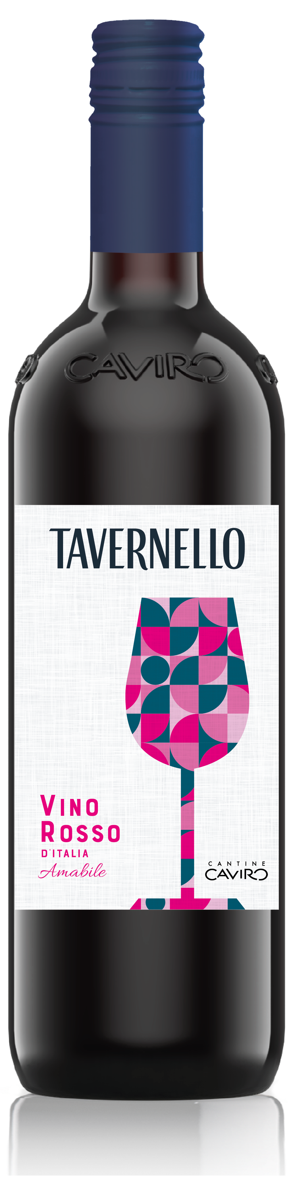 Tavernello Vino Rosso Amabile, (semi-sweet)0,75 10,5% Италия Красное Полусладкое