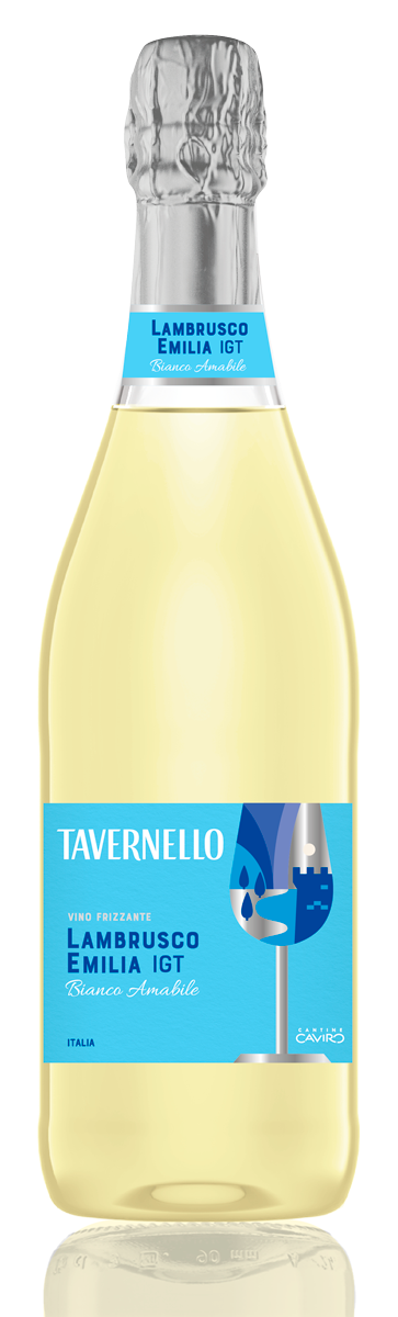 TAVERNELLO, LAMBRUSCO BIANCO, EMILIA0,75 7,5% Игристое белое Италия Сладкое