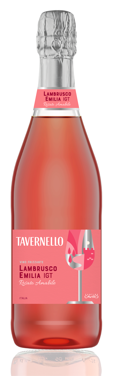 TAVERNELLO, LAMBRUSCO ROSE, EMILIA0,75 8% Игристое розовое Италия Сладкое