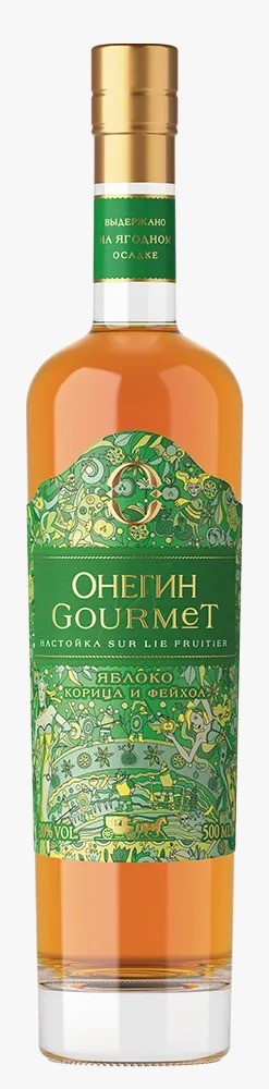 Настойка Онегин «Gourmet» Яблоко, Корица и Фейхоа0,5 20% Россия