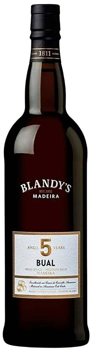 Blandy's 5 Years Old Bual Medium Rich0,75 19% Белое Полусладкое Португалия