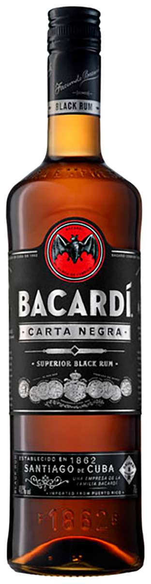BACARDI Carta Negra1,0 40% США